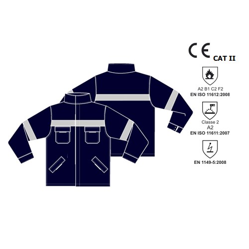 BLUSÃO FORRADO ANTIESTÁTICO/IGNIFUGO AZUL CE BLUSÃO FORRADO ANTIESTÁTICO/IGNIFUGO AZUL CE